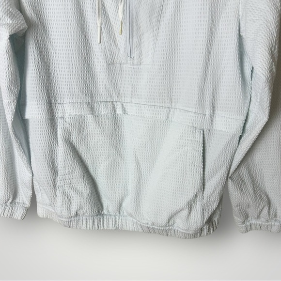 Lululemon Pack‎ Light Pullover Iced Iris Blue Size 4 Half Zip Windbreaker Jacket - Picture 5 of 13